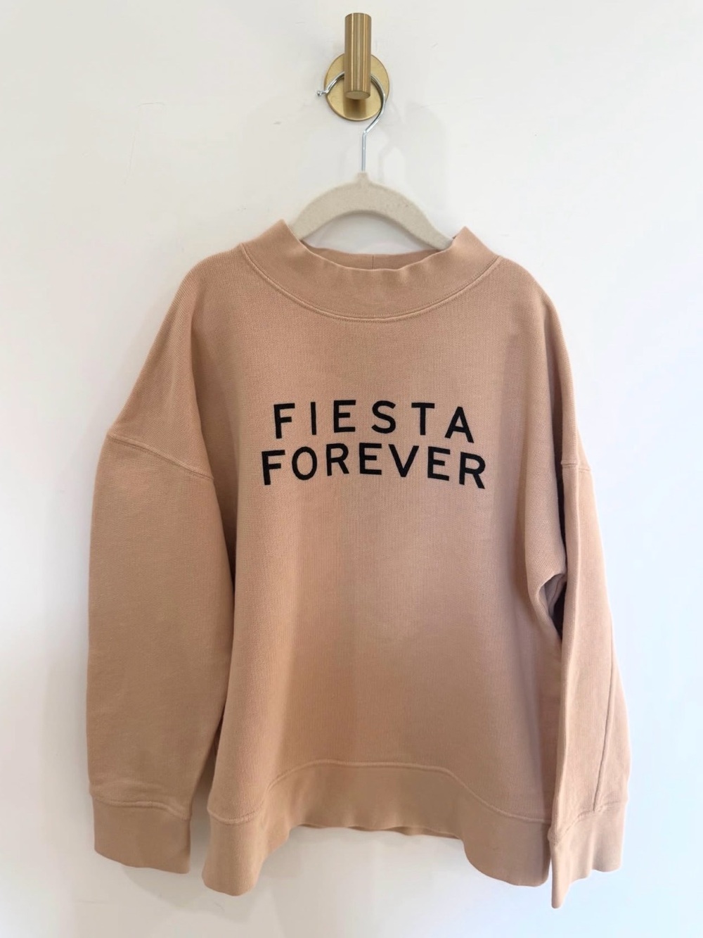 Wynken “Fiesta Forever” Crewneck Sweater - Beige